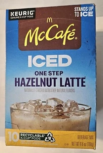 MCCAFE ICED One Step Hazelnut LATTE - 10 K - Tassen - HÄLT EIS stand - Bild 1 von 1
