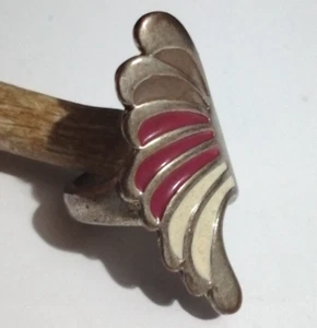 ANELLO VINTAGE POST MEDIEVALE COLORE ARGENTO MOLTO STUPENDO - Foto 1 di 4