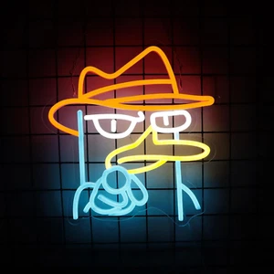 Perry the Platypus Neon Signs Anime Cartoons Agent P Neon Lights for the Wall... - Picture 1 of 6