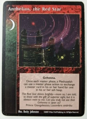Anthelios the Red Star PROMO Vampire Eternal Struggle VTES CCG TCG Card Game - Image 1 of 2