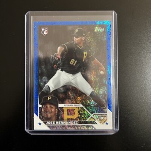 2023 Topps Update Blue Shimmer Refractor /999 RC #US Jose Hernandez Pirates