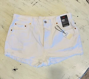 501® ORIGINAL FIT HIGH RISE WOMEN'S SHORTS Size 34 - Picture 1 of 8