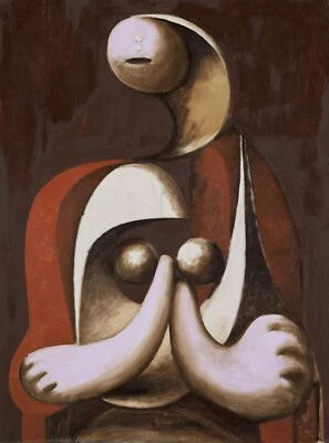 NEW Pablo Picasso Nude in an Armchair, Poster, Print, Canvas FREE SHIPPING - Image 1 of 4