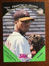 2002 FRANCISCO LIRIANO Multi-Ad SAL Top Prospects Rookie RC #21 