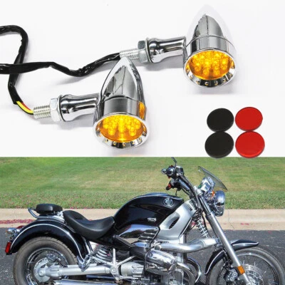 Indicadores de seta LED para motocicleta R1200C R18 R1250RS G310GS bala Reino Unido - Imagem 1 de 4