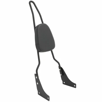 Black Backrest Sissy Bar Soft Pad For Honda Shadow SABRE ACE VT1100 All Years - Image 1 of 4