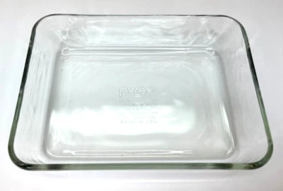 Pyrex 3 Cup Casserole Dish #7210 750ml 7" x 5" x 1.5" Made in USA No Lid - Image 1 of 4