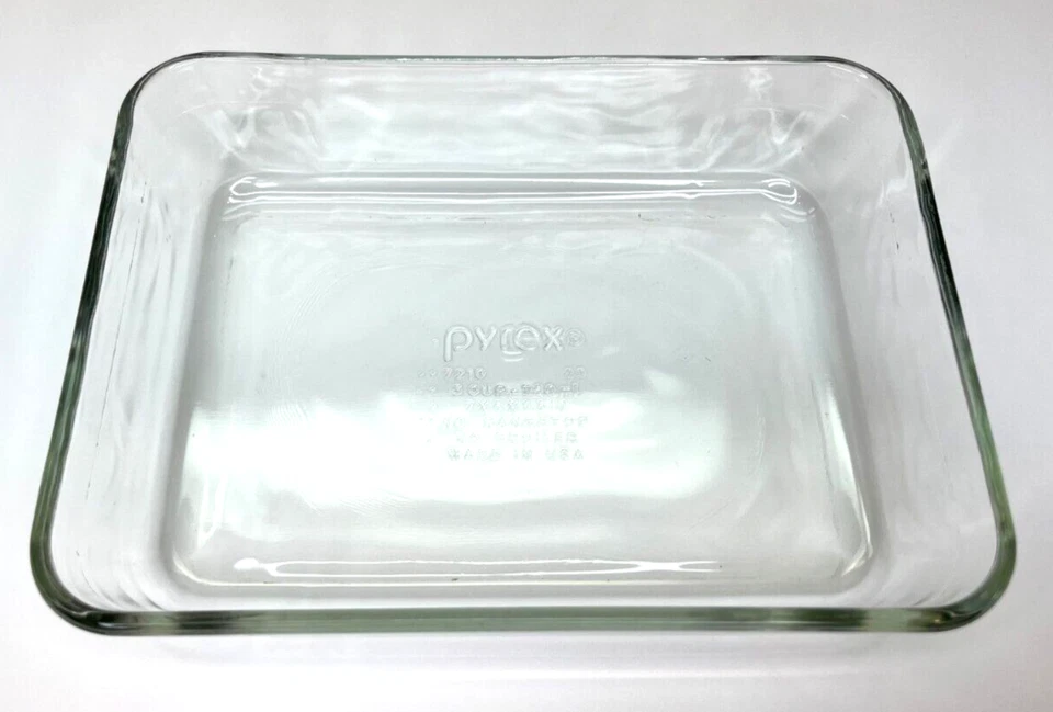 Pyrex 3 Cup Casserole Dish #7210 750ml 7" x 5" x 1.5" Made in USA No Lid - Image 1 of 4