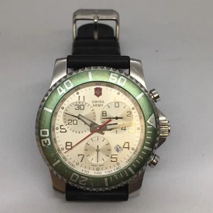 Swiss Army 241085 Maverick Chrono Verde Todo Original En Caja - Imagen 1 de 8