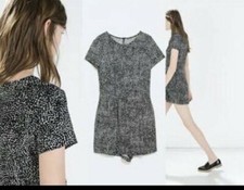 printed jumpsuit dress zara