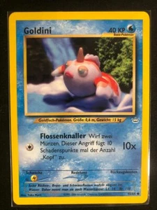 Pokémon Alemán 45/64 Goldeen Goldini Neo Revelación Común - Imagen 1 de 2