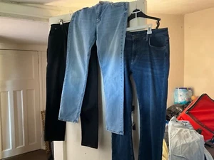 Crew Clothing 3 Paar blau schwarz Denim Jeans gerade 12er einmal getragen - Bild 1 von 7