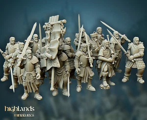 Questing Knights Swordsmen x15, Wargames RPG Caballeros medievales miniaturas - Imagen 1 de 8