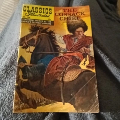 CLASSICS ILLUSTRATED #164 HRN 164 COSSACK CHIEF 1st Printing Edition Silver Age - Image 1 of 3