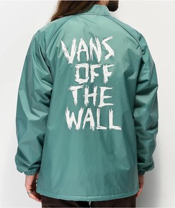 vans windbreaker blue