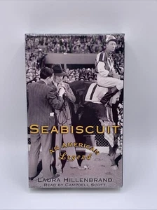 Seabiscuit : An American Legend by Laura Hillenbrand (2001, Audio Cassette) New - Foto 1 di 2