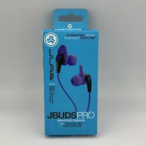 JLab con cable JBuds Pro con micrófono universal - conector orquídea púrpura de 3,5 mm - Imagen 1 de 4