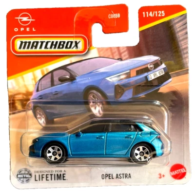 Matchbox 2022 Opel Astra L 114/125 1:64 coche modelo niños juguete PSA Vauxhall