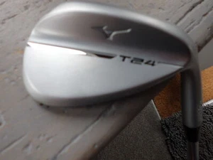 NEW~ MIZUNO T24 WEDGE ~ SATIN FINISH ~ 56' LOFT ~ 12' BOUNCE ~ S400 DYNAMIC GOLD - Picture 1 of 10