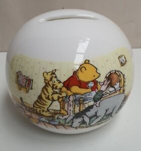  Royal Doulton Winnie Pooh A Christening Gift Money Ball c2004 Made in England