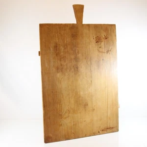 Backbrett Holz - Küchenbrett eckig - Kuchenbrett Alt - Durchmesser ca. 56x 39 - Bild 1 von 5