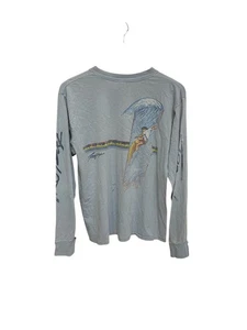 Vintage 80s Thrashed Tropix Long Sleeve Surf T-Shirt Surfen - Bild 1 von 8