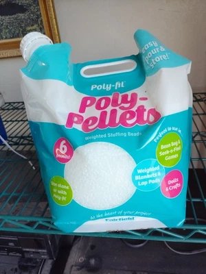 Cuentas de relleno con peso Fairfield de polietileno-6 lb artesanías sin abrir para hacer muñecas  Foto 1 de 4