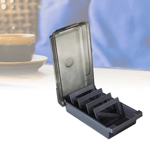 Organizador de caja de tarjetas de visita de gran capacidad para estuche de nombre de archivo de escritorio - Imagen 1 de 11