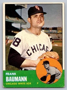 1963 Topps #381 Frank Baumann Chicago White Sox - Picture 1 of 3