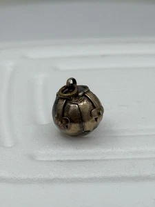 Antique 9k Gold Masonic Ball Orb Cross Pendant Fob 11.5mm 3g 1-1/8”x7/8” - Picture 1 of 7