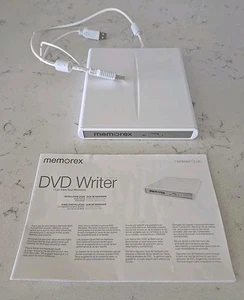MEMOREX Slim External Mulit-Format CD/DVD Writer DVD 8X CDR 24X USB - Picture 1 of 7