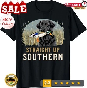 Straight Up Dog Southern Duck Cool Friends Present Unisex T-Shirt - Picture 1 of 20