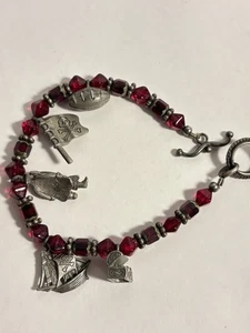 einzigartiges Tampa Bay Buccaneers Bettelarmband NFL rustikal Old World Design - Bild 1 von 7