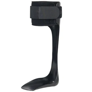 Neu Orthomen Drop Foot Brace LARGE RIGHT Medical Sprunggelenk Fußorthese Schwarz - Bild 1 von 2