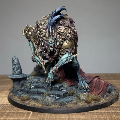 Well Painted Ushoran Mortarch of Delusion Flesheater Courts AoS Warhammer - Image 1 of 3