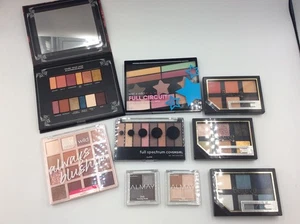 HUGE Eyeshadow Palette Lot, Wet n Wild, Almay, Covergirl LOT OF 9 - Picture 1 of 4