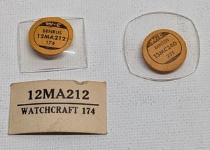 Vintage Watchcraft Benrus Uhr Glas Kristalle 12MA212, 13MC240 - Bild 1 von 5