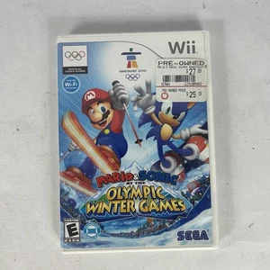 Mario e Sonic ai Giochi Olimpici Invernali CIB con Manuale - Testato - Wii - Foto 1 di 7