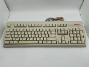 VINTAGE/GENUINE COMPAQ PS2 KEYBOARD - Picture 1 of 8
