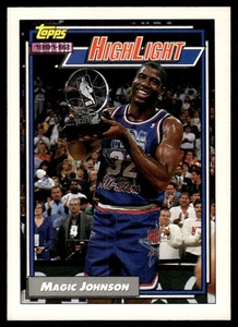 1992-93 TOPPS MAGIC JOHNSON #2 - Picture 1 of 2