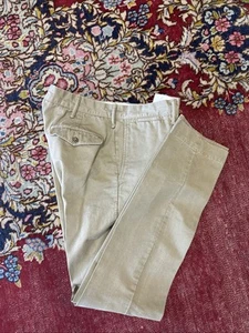 RRL Ralph Lauren Double RL Mens 30 x 32 Khaki Officer Dense Twill Field Pants - Picture 1 of 5