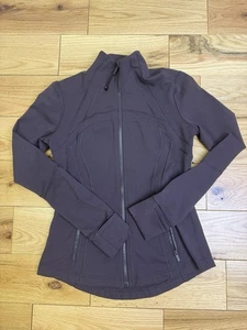 Lululemon Jacket Womens Size 8 Define Jacket Full Zip Performance Black Cherry - Picture 1 of 16