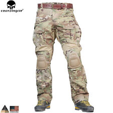 Emerson Tactical New BDU G3 Combat Pants Trousers Assault Uniform + Knee Pads MC