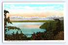 Ancienne carte postale vintage olympique surmonté de neige puget pont sonore montagne