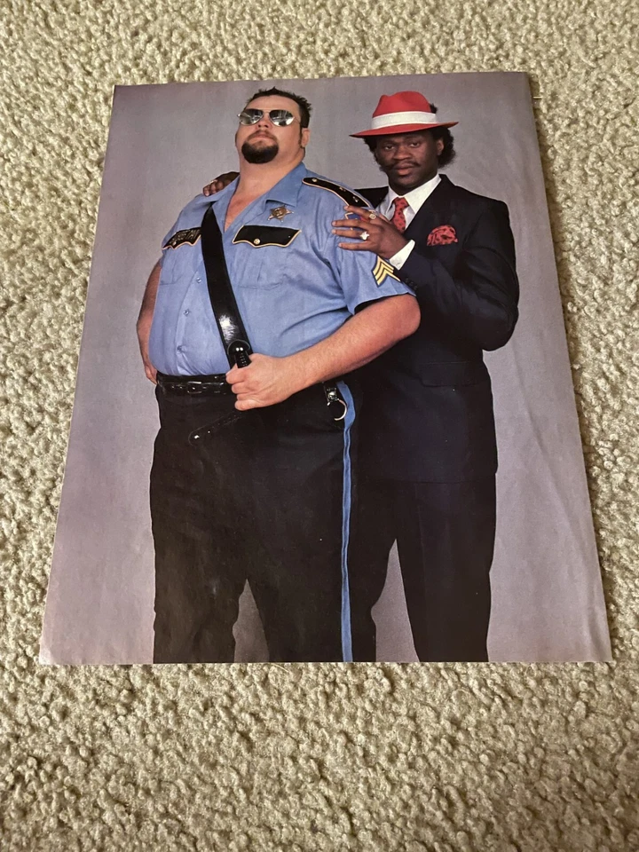 Vintage BIG BOSS MAN & SLICK Pinup Photo Magazine Clipping RAY TRAYLOR 1980s - Image 1 of 1