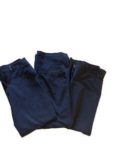 Lot Of 3 Size 4P Worthington Dress Pants Modern Fit Black Stretch leg slacks