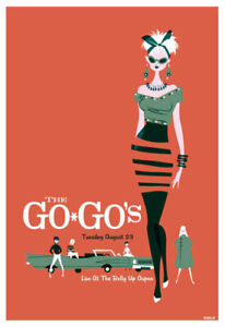 Scrojo The Go-Go's Belly Up Aspen Colorado 2011 Poster GoGos2_1108
