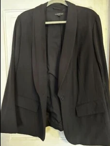Lane Bryant Tailored Stretch Blazer Suit Lace Lined Womens Size 22 - Picture 1 of 3