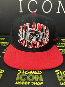 Atlanta Falcons NFL Red Black Reebok Snapback Hat Cap Authentic π₯ - Picture 1 of 6