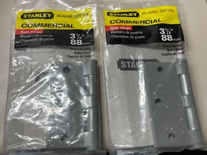 Paquete de 2 bisagras de puerta comercial Stanley 3-1/2" - 05-0058 / SPF179 - Imagen 1 de 2